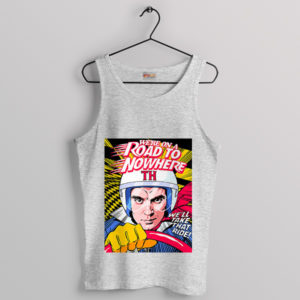 Comic Talking Heads Road to Nowhere Sport Grey Tank Top