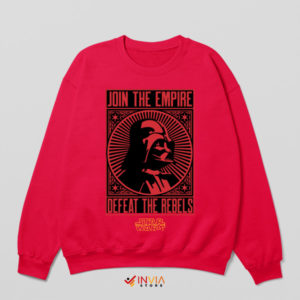 Conquer the Galaxy Darth Vader Red Sweatshirt