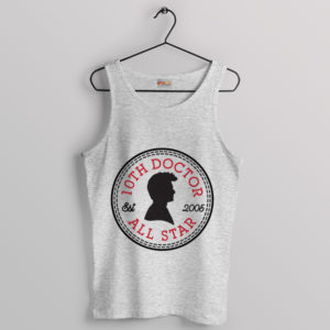 Converse with the Doctor Who Tenth Sport Grey Tank Top