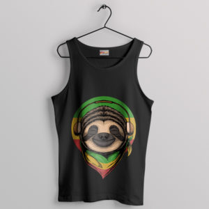 Coolness Reggae Rasta Sloth Tank Top