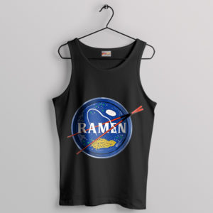 Cosmic Noodle Odyssey NASA Ramen Black Tank Top