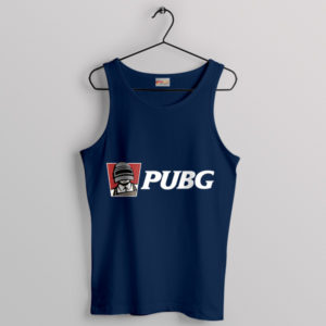 Crispy Victory KFC Chicken Dinner Navy Tank Top