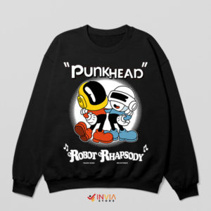 Cuphead Musical Mashup Daft Punk Black Sweatshirt