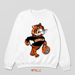 Cute Cartoon Bengals Mascot Sweatshirt