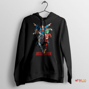 DC Legendary Justice League Superhero Black Hoodie