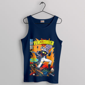 DC Universe Peacemaker 2 Series Navy Tank Top