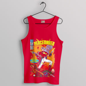 DC Universe Peacemaker 2 Series Red Tank Top