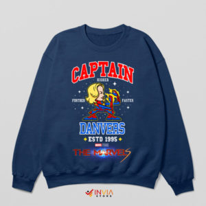 Danvers Captain Marvel Notre Dame Navy Sweatshirt