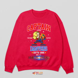 Danvers Captain Marvel Notre Dame Red Sweatshirt