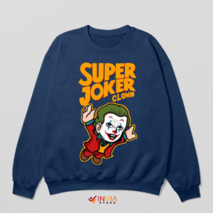 Dark Knight Joker Mario Bros Navy Sweatshirt