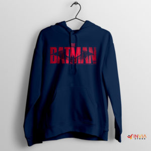 Dark Knight's Apparel The Batman Movie Navy Hoodie