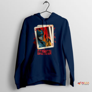 Dark Knight's Game Batman Card King Navy Hoodie