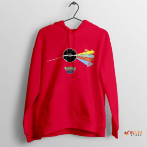 Dark Side Adventure Pokeball Pink Floyd Red Hoodie