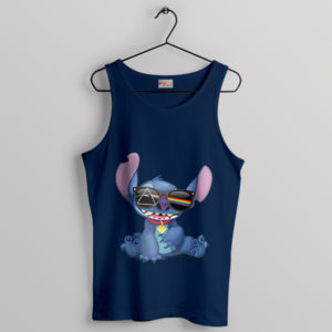 Dark Side Adventures with Stitch Navy Tank Top