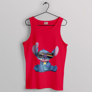 Dark Side Adventures with Stitch Red Tank Top