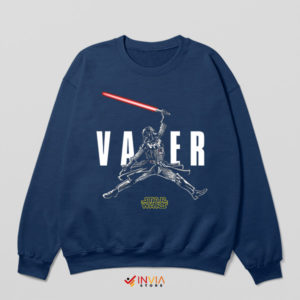 Dark Side with Nike Air Lord Vader Navy Sweatshirt