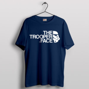 Dark Trooper Face The North Navy T-Shirt