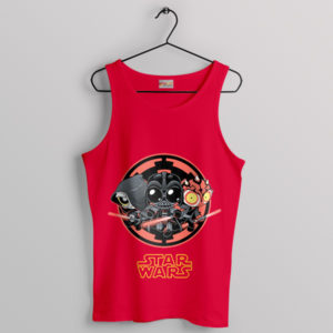 Darkening of the Powerpuff Dark Side Red Tank Top