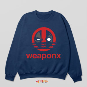 Deadpool 3 Storyline Adidas Art Navy Sweatshirt