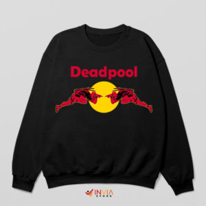 Deadpool Meets Red Bull Black Sweatshirt