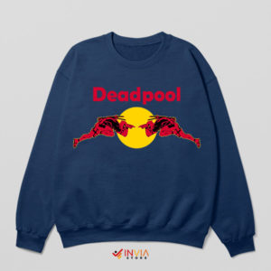 Deadpool Meets Red Bull Navy Sweatshirt