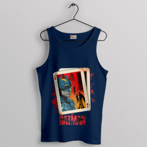 Deal with Justice Batman Card King Navy Tank Top