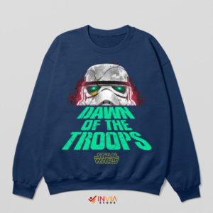 Death Trooper Dawn of the Dead Navy Sweatshirt