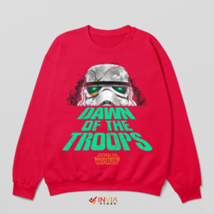 Death Trooper Dawn of the Dead Red Sweatshirt