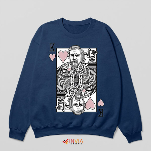 DiCaprio Django King of Hearts Navy Sweatshirt