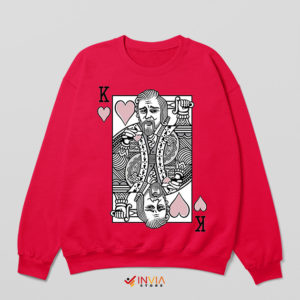 DiCaprio Django King of Hearts Red Sweatshirt