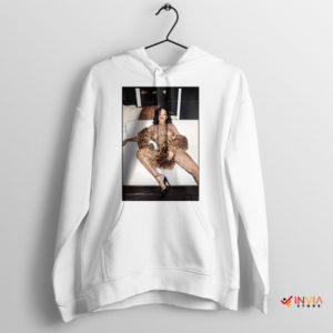 Diamonds in the Spotlight Rihanna Naked White Hoodie