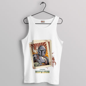 Din Djarin Mando King of Style Card White Tank Top