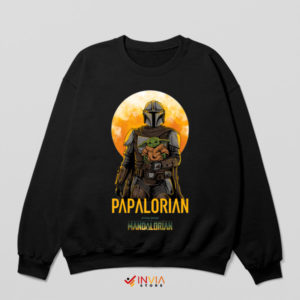 Din Djarin and Baby Yoda Papalorian Sweatshirt