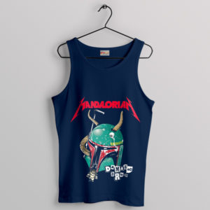 Disney Mandalorian 3 Original Armor Navy Tank Top