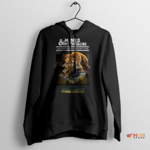 DnD Galaxy of Mythosaurs Mandalorian Black Hoodie