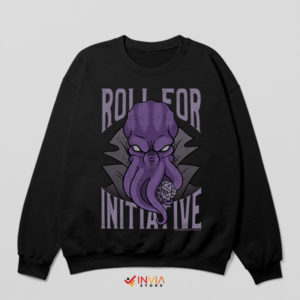 DnD Journey Roll For Initiative Black Sweatshirt