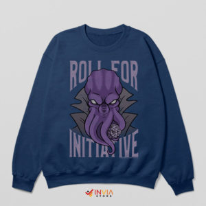 DnD Journey Roll For Initiative Navy Sweatshirt