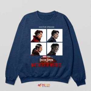 Doctor Strange 2 Demon Days Gorillaz Navy Sweatshirt