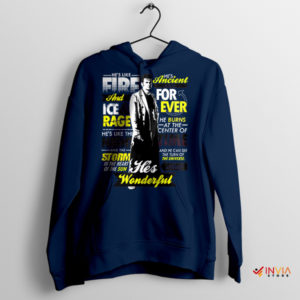 Doctor Who Quotes Collection Ice and Rage Navy Hoodie