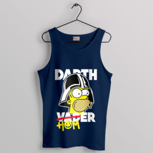 D'oh Side Lord Darth Homer Funny Navy Tank Top