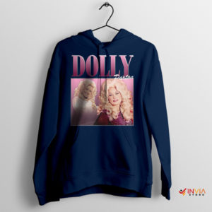 Dolly Parton Country Music Legends Navy Hoodie