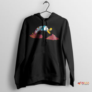 Donut-licious Fashion Homer Lover Black Hoodie