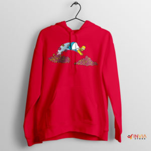 Donut-licious Fashion Homer Lover Red Hoodie