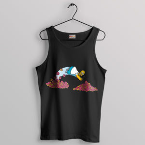 Donuts and Style Homer Lover Black Tank Top