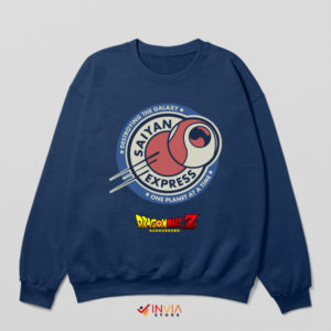 Dragon Ball Saiyan Express Spaceship Navy Sweatshirt