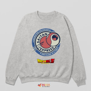 Dragon Ball Saiyan Express Spaceship Sport Grey Sweatshirt