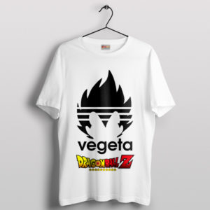 Dragon Ball Super Vegeta Adidas White T-Shirt