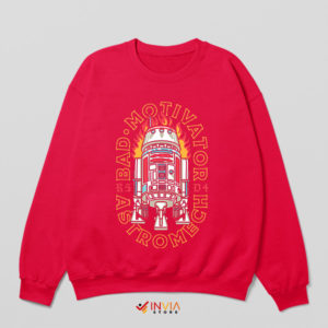 Droid R5-D4 has a Bad Motivator Red Sweatshirt