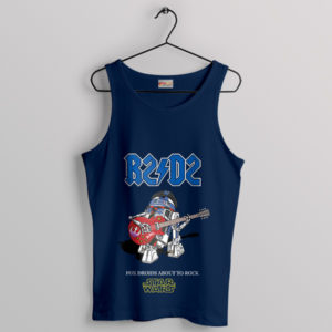 Droid of Thunder R2-D2 ACDC Style Tank Top