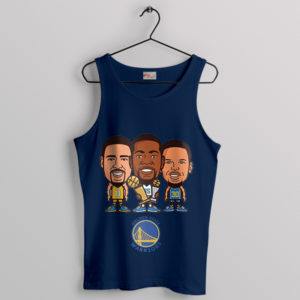 Dubs Glory Golden State Warriors Fans Navy Tank Top